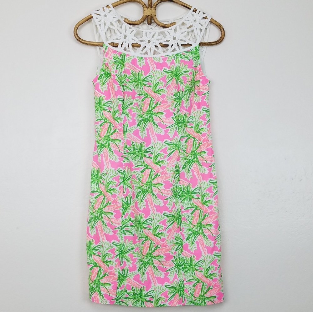 Lilly Pulitzer Lacina Shift Dress 'Nibbles' Size 0